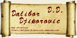 Dalibor Điporović vizit kartica